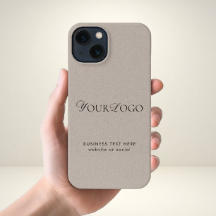 Kraft Stijl Bedrijf Lang Aangepaste Logo Tekst Rus iPhone 13 Hoesje