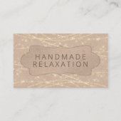 Kraft String Lights Spa Bath Soak Body Butter Soap Visitekaartje (Voorkant)