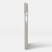 Kraft Style Business Custom Logo & Text Rustic iPh iPhone Hoesje (Linkerkant)