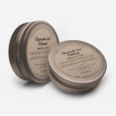 Kraft Style de papier Cosmétique Jar Étiquette