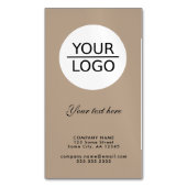 Kraft Voeg je Logo Aangepaste promotie toe Magnetisch Visitekaartje (Voorkant Verticaal)