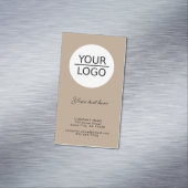 Kraft Voeg je Logo Aangepaste promotie toe Magnetisch Visitekaartje (Voorbeeld)