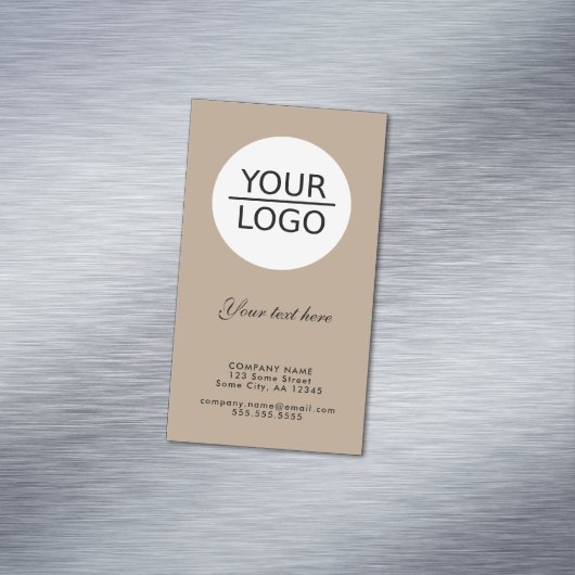 Kraft Voeg je Logo Aangepaste promotie toe Magnetisch Visitekaartje (Voorbeeld)