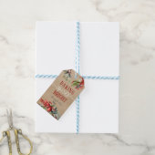 Kraft Waterverf Baking Spirits Bright Holiday Cadeaulabel (Met Touw)