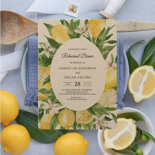 Kraft Waterverf Yellow Lemons Lijst Kaart