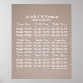 Kraft Wedding in Rustic Country Poster