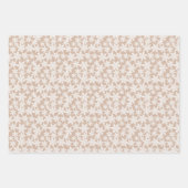 Kraft Winter Witte Kerst Elegant Inpakpapier Vel (Voorkant 3)