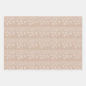 Kraft Winter Witte Kerst Elegant Inpakpapier Vel (Voorkant)