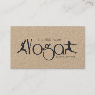 KRAFT Yoga Fitness Personal Trainer Gym Visitekaartje