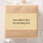 Kraftpapier Etiket (Insitu)