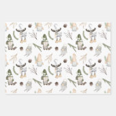 Kraftpapier | Gnome | Kerstmis Inpakpapier Vel (Voorkant 3)