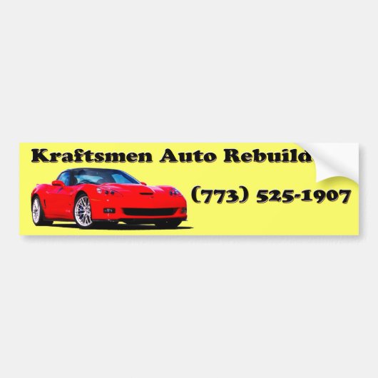 Kraftsmen Bumpersticker (Voorkant)