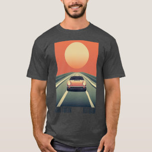 Kraftwerk Autobahn Retro Esthetisch Origineel Ontw T-shirt