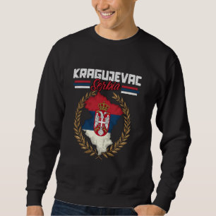 Kragujevac Servië Reizen Servische Vlag Kaart Srbi Trui