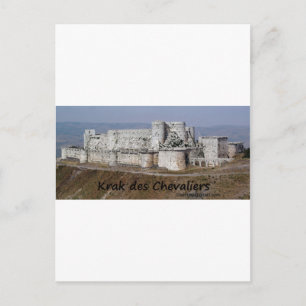 Krak Des Chevaliers, een Crusader Castle Briefkaart