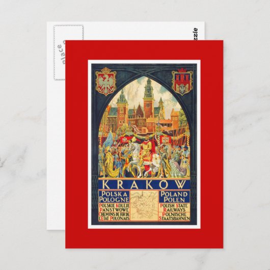 Krakau Briefkaart (Voorkant / Achterkant)