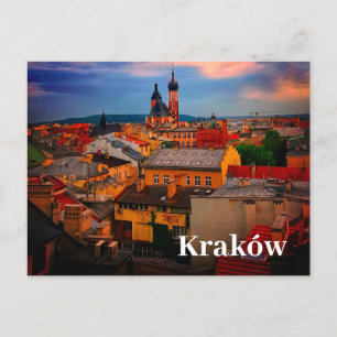 Krakau Europa Polen Polska Oude Stad Briefkaart