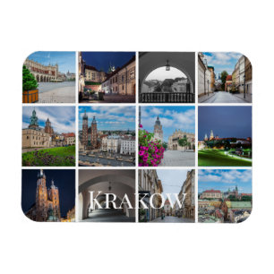 Krakau oude stadslandschappen, Polen Magneet