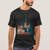 Krakau Polen Cityscape T-shirt (Voorkant)