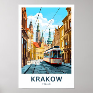 Krakau Polen Reisprint Poster