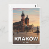 Krakau Polen Reizen Briefkaart (Voorkant / Achterkant)