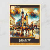 Krakau, Polen |  schilderij Briefkaart (Voorkant)