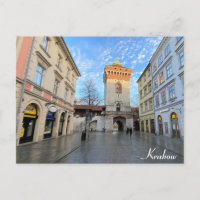 Krakau Polen St Florians Gate reisfoto
