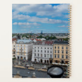 Krakau stadscentrum van bovenaf in Polen Planner (Achterkant)