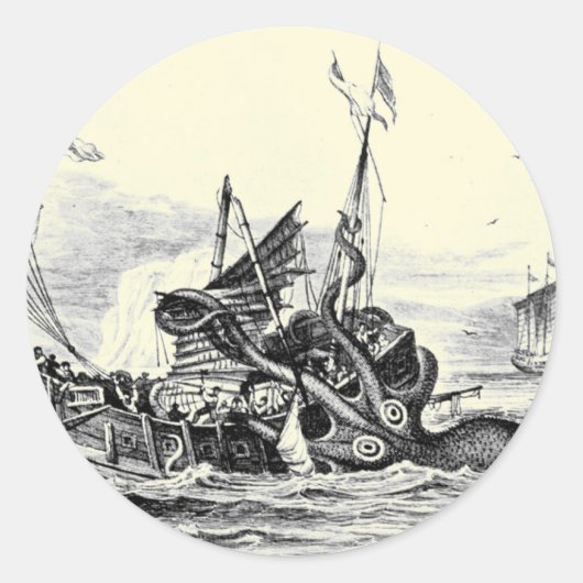 Kraken Atack ! Autocollant (Devant)