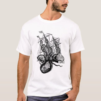 Kraken Attack! Giant Octopus aanval T-shirt