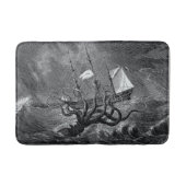 Kraken Attacking Ship  etching Badmat (Voorkant)