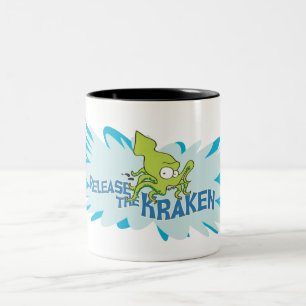 Kraken Big Splash Tweekleurige Koffiemok