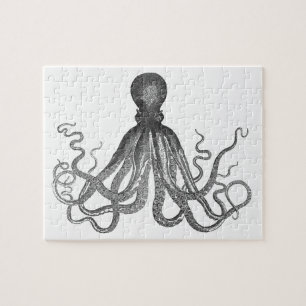 Kraken - Black Giant Octopus / Cthulu Legpuzzel