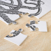 Kraken - Black Giant Octopus / Cthulu Legpuzzel (Zijkant)