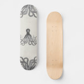 Kraken - Black Giant Octopus / Cthulu Skateboard (Voorkant)