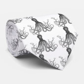 Kraken - Black Giant Octopus / Cthulu Stropdas (Opgerold)