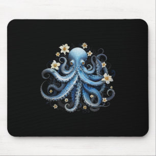 Kraken Blue Octopus Squid Zee Live Save Ocean Muismat