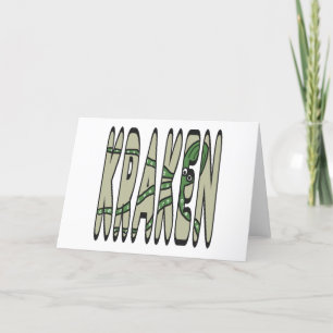 Kraken Feestdagen Kaart