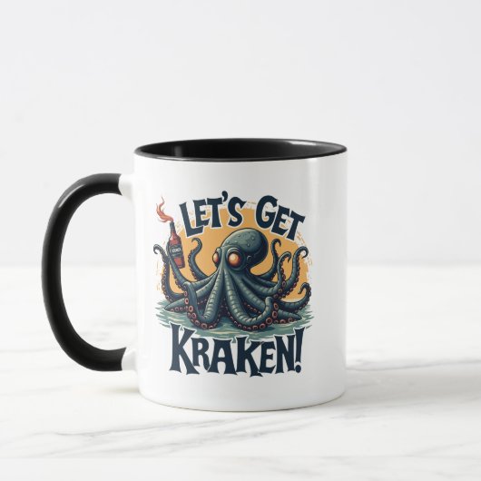 Kraken Funny Rum Drink Octopus Mok (Links)