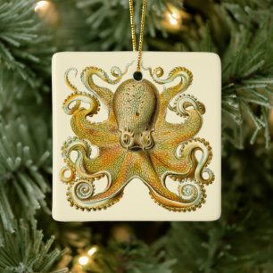  Kraken, Giant Octopus door Ernst Haeckel Keramisch Ornament