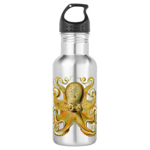 Kraken, Giant Octopus door Ernst Haeckel Waterfles