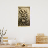  Kraken Giant Squid Zee Monster Ship Poster (Keuken)