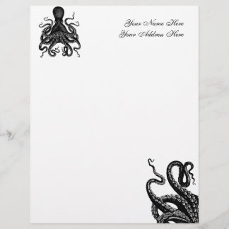 Kraken Letterhead Briefhoofd Ontwerp