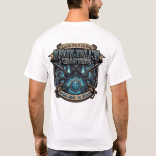 Kraken Logo Blauwe Kristal - T-shirt