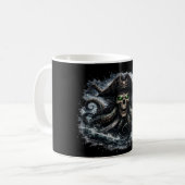 Kraken Pirate Skull Mug – Epic Sea Monster Pirate (Devant gauche)