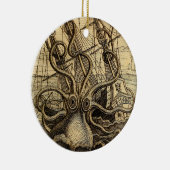  Kraken Print Keramisch Ornament (Rechts)