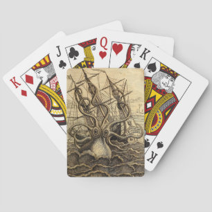  Kraken Print Pokerkaarten
