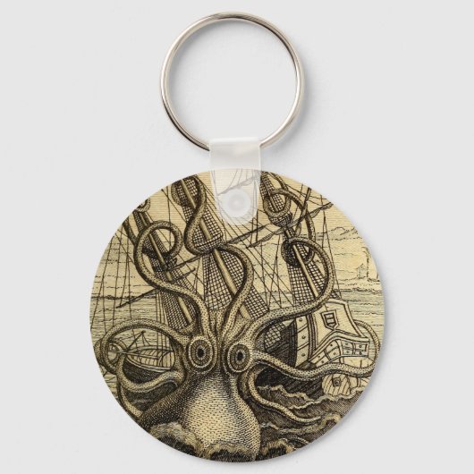 Kraken Print Sleutelhanger (Voorkant)