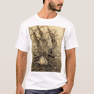  Kraken Print T-shirt