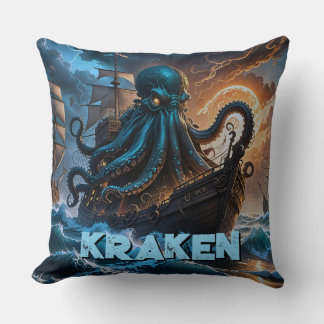 Kraken Sea Monster Kussen